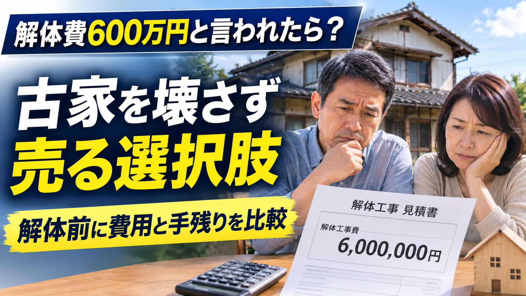 解体費600万円と言われた実家を壊さず売る選択肢